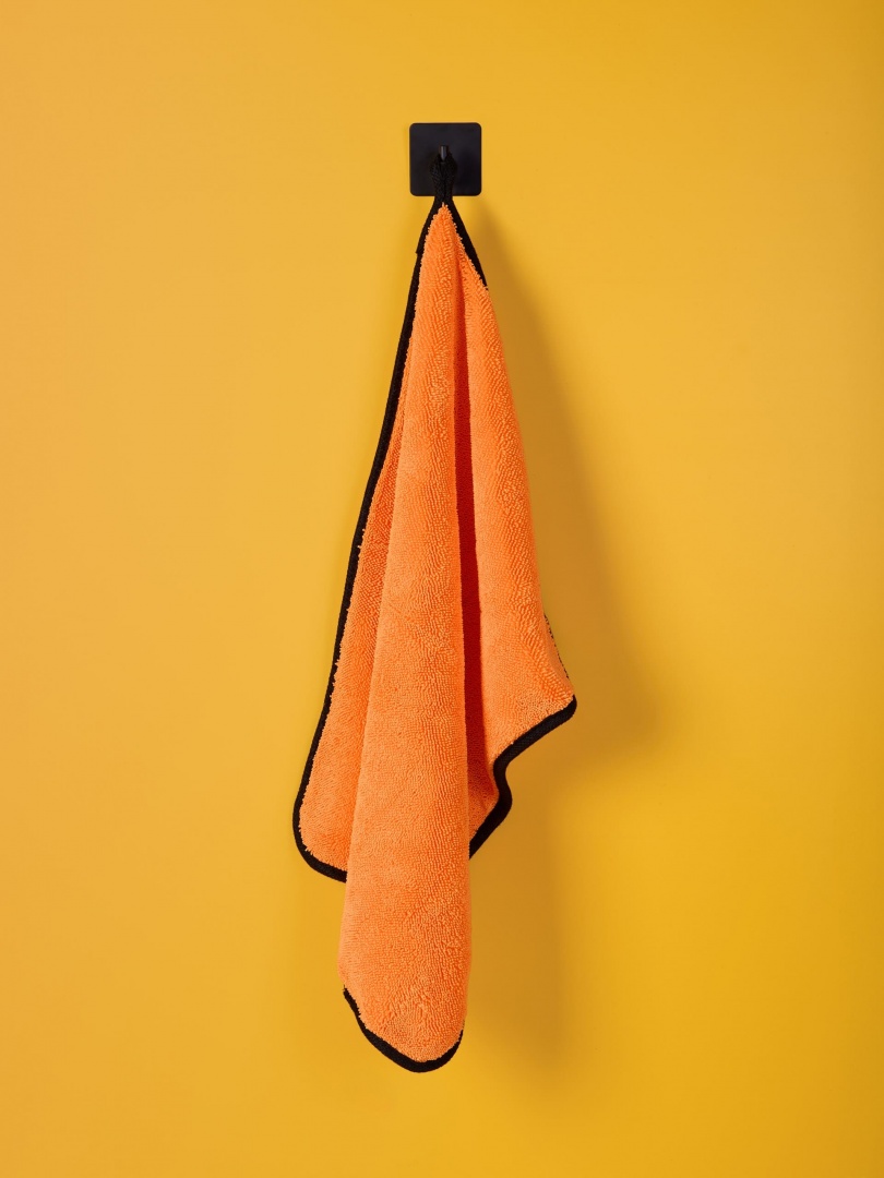 Салфетка из суперплотной микрофибры для чистки, сушки и полировки кузова "Li-Sa" 32х43см, высокий ворс, плотность 750г/м2 (LS0114)