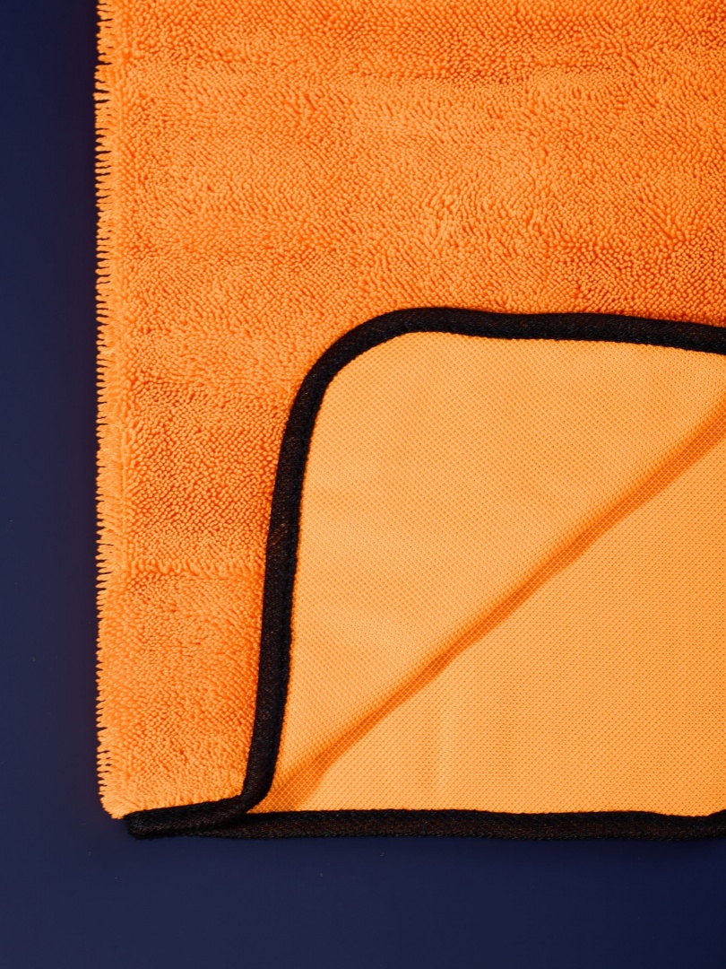 Салфетка из суперплотной микрофибры для чистки, сушки и полировки кузова "Li-Sa" 32х43см, высокий ворс, плотность 750г/м2 (LS0114)